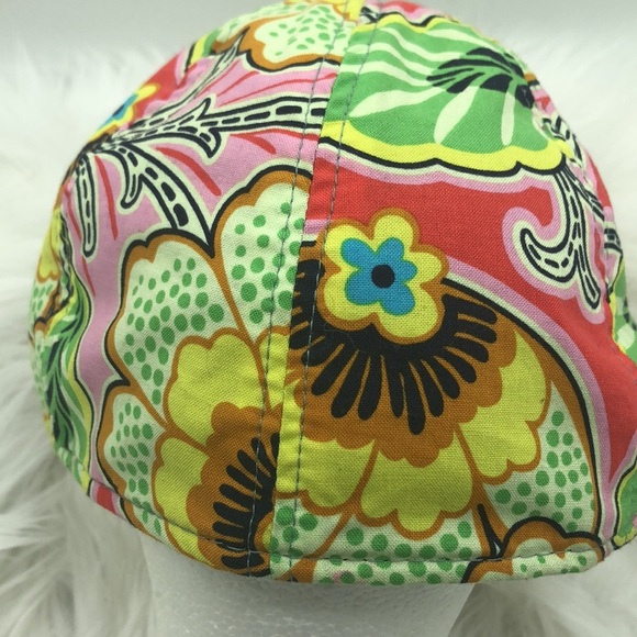 YESTADT MILLINERY  PONYBOY FLORAL BASEBALL CAP HAT main image 4